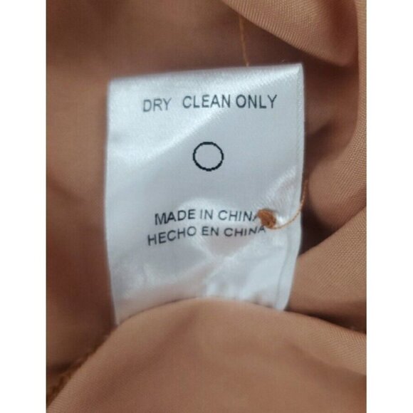 Altar'd State Dress Womens S Brown Floral Tiered Peasant Sleeve Mini Boho Puff - Picture 9 of 10